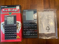 Vintage Radio Shack Pro Bridge Handheld Electronic Game 60-2257 