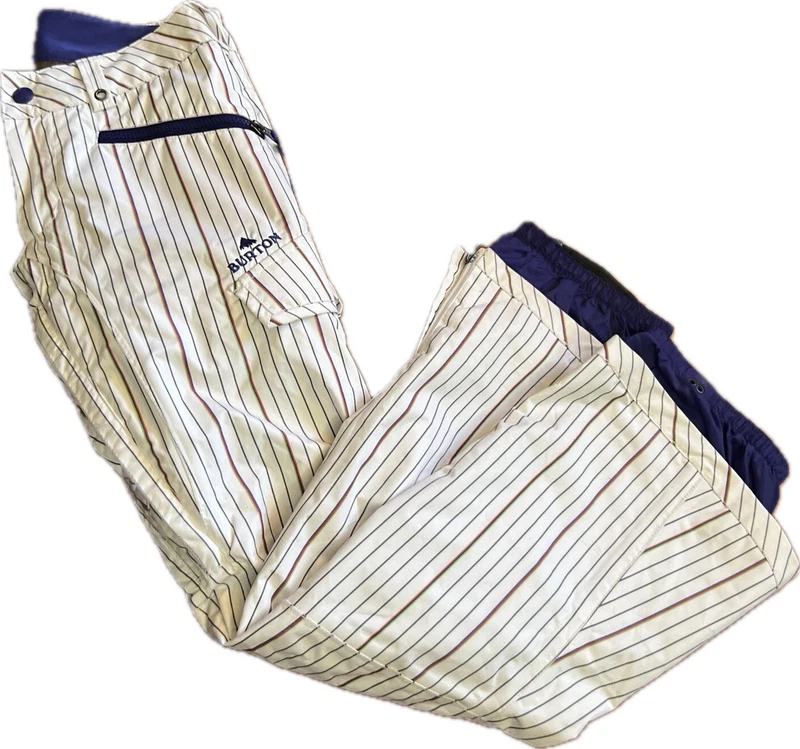 burton dry ride cargo striped flare eu pants