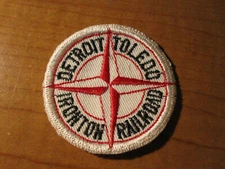 DETROIT TOLEDO IRONTON Railroad TRAIN Embroidered Cloth Patch