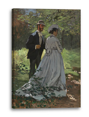 Kunstdruck Claude Monet - Bazille und Camille (Studie für''Déjeuner sur lHerbe'')