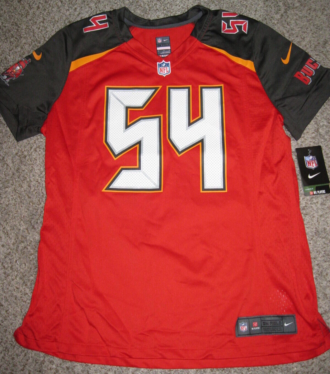 Lavonte David Tampa Bay Buccaneers 2019 Women's Red Nike Game