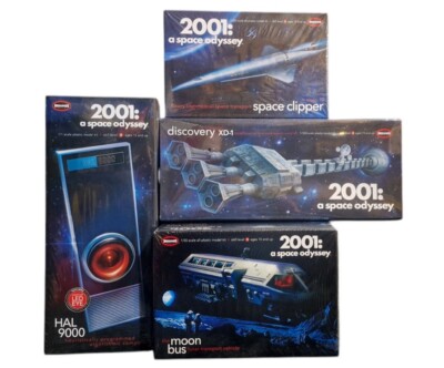 2001: Moon Bus, Space Clipper, HAL 9000 & Discovery XD-1 Modellbausätze