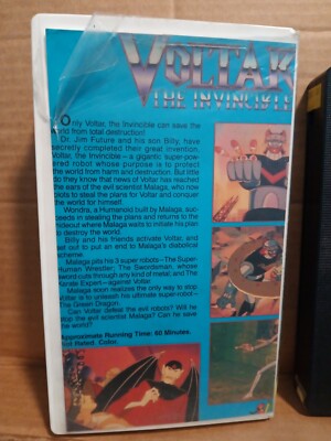 Voltar The Invincible Continental Video Rare Anime 1985 - Cut box