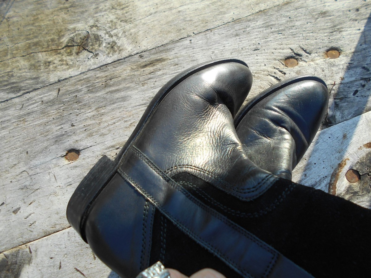 Bottines Salamander Noires En Cuir Taille 37 - Occasion - Talon 2-7 Cm - Style Bottillons Zippés - Fabriquées En Espagne