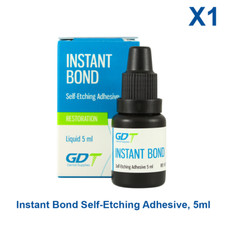 Dental Instant Bond Single Component Self-Etching Adhesive Restorative 5ml