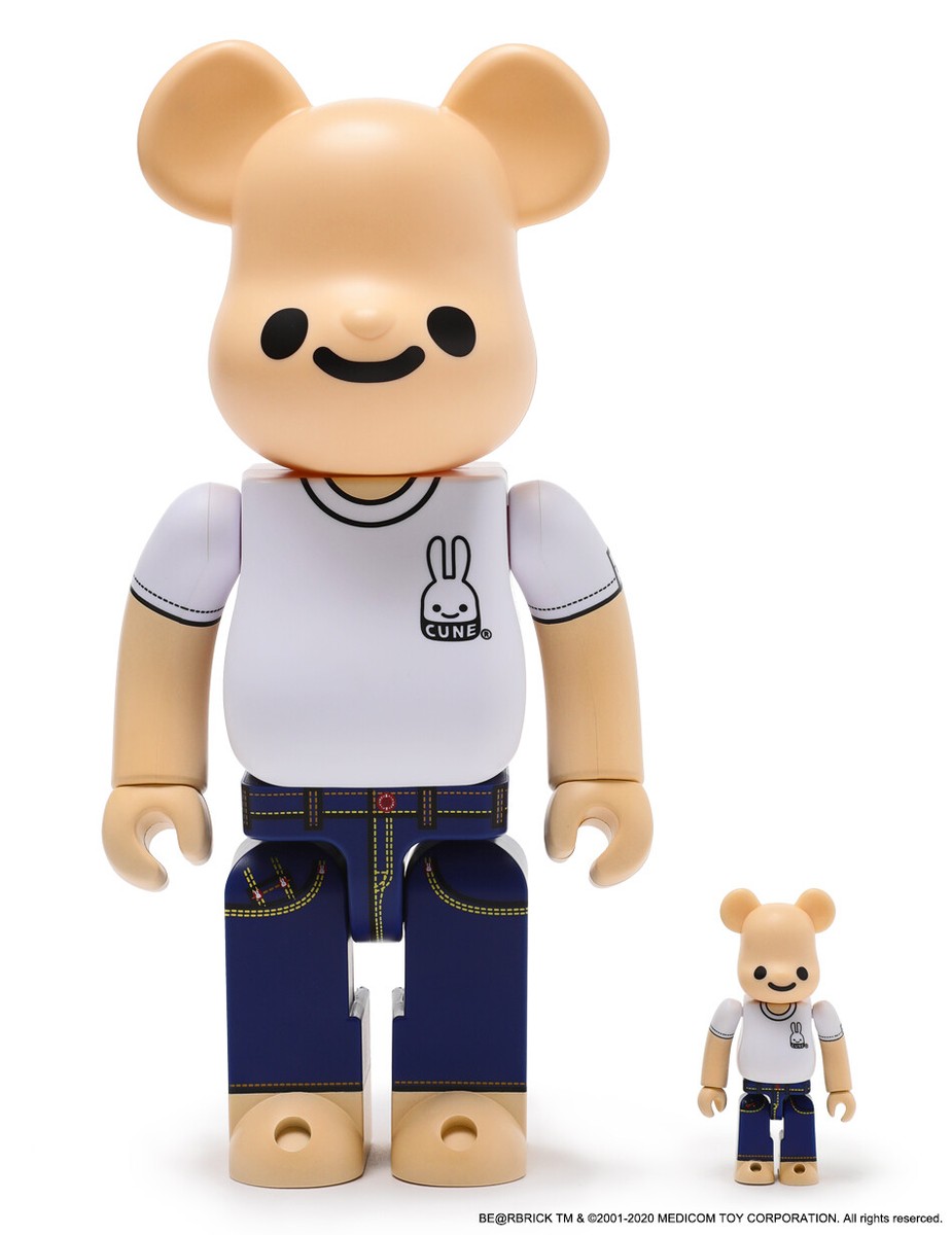 CUNE - BE@RBRICK CUNE 100％＆400％新品未開封品 Medicom Be@rbrick CUNE 400% & 100% set 2020 Bearbrick - In