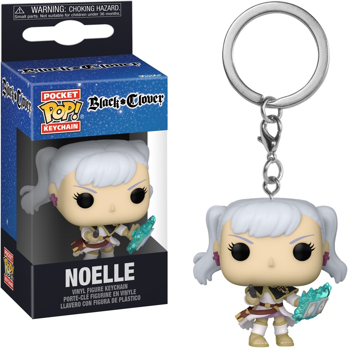 Funko POP! Keychain Black Clover – Noelle Als Vinyl-Schlüsselanhänger, Ca. 5 Cm, Offizielle Merchandise-Figur