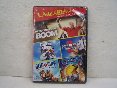 Laugh Out Loud 5-Movie Collection DVD Grown UPS 2, Joe Dirt, Paul Blart, New