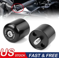 GSX-R Black Handle Bar Ends Grip Plug Cap Cover For SUZUKI GSXR 600 750 1000