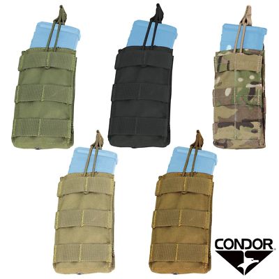 Condor MA18 Single Modular MOLLE Open Top Pull Cord 5.56 Rifle Magazine Pouch