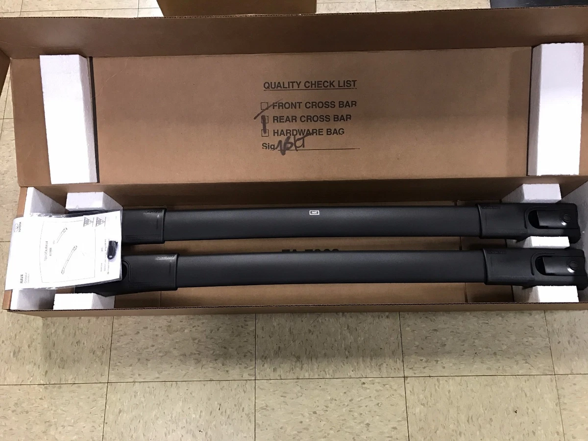 Barras De Techo Para Toyota RAV4 IV (2013-2019) | Acero | 120 Cm | Carga 90 Kg | Cerradura Antirrobo | Fácil Montaje