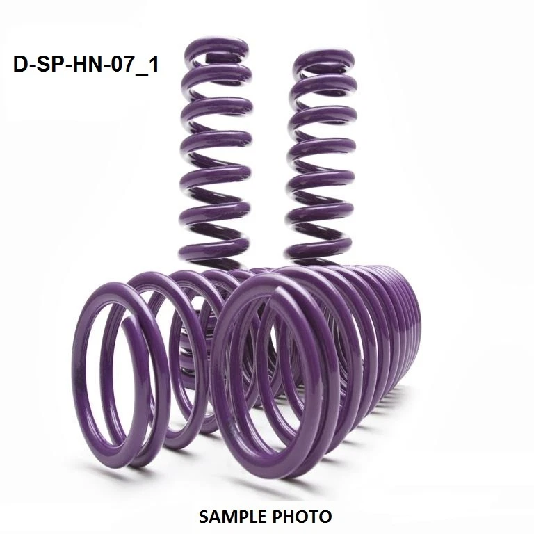 Muelles reductores D2 PRO 2" delanteros/2" traseros para Honda Accord TL TX 2003-2007 Foto 2 de 4