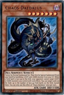 Yugioh! LP Chaos Daedalus - TOCH-EN007 - Ultra Rare - 1st Edition Lightly Played