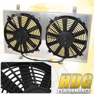 For 86-92 Supra JZA70 JDM MT Manual 12/" Cooling Fan Blade Radiator Shroud