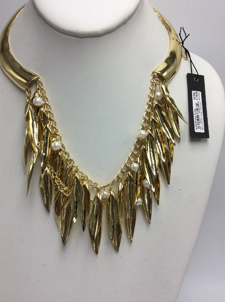 $128 COLLAR COLLAR VINCE CAMUTO IMITACIÓN PERLA TROPICAL DECLARACIÓN VJ3 Foto 4 de 4