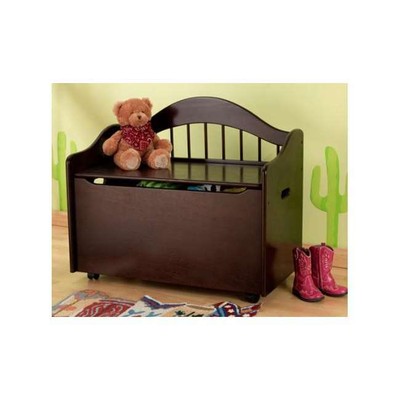 Kidkraft Espresso Wood Toy Box And Bench Limited Edition
