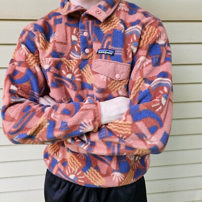 Patagonia Synchilla Canyon Block Big Sisu Small Geometric Fleece