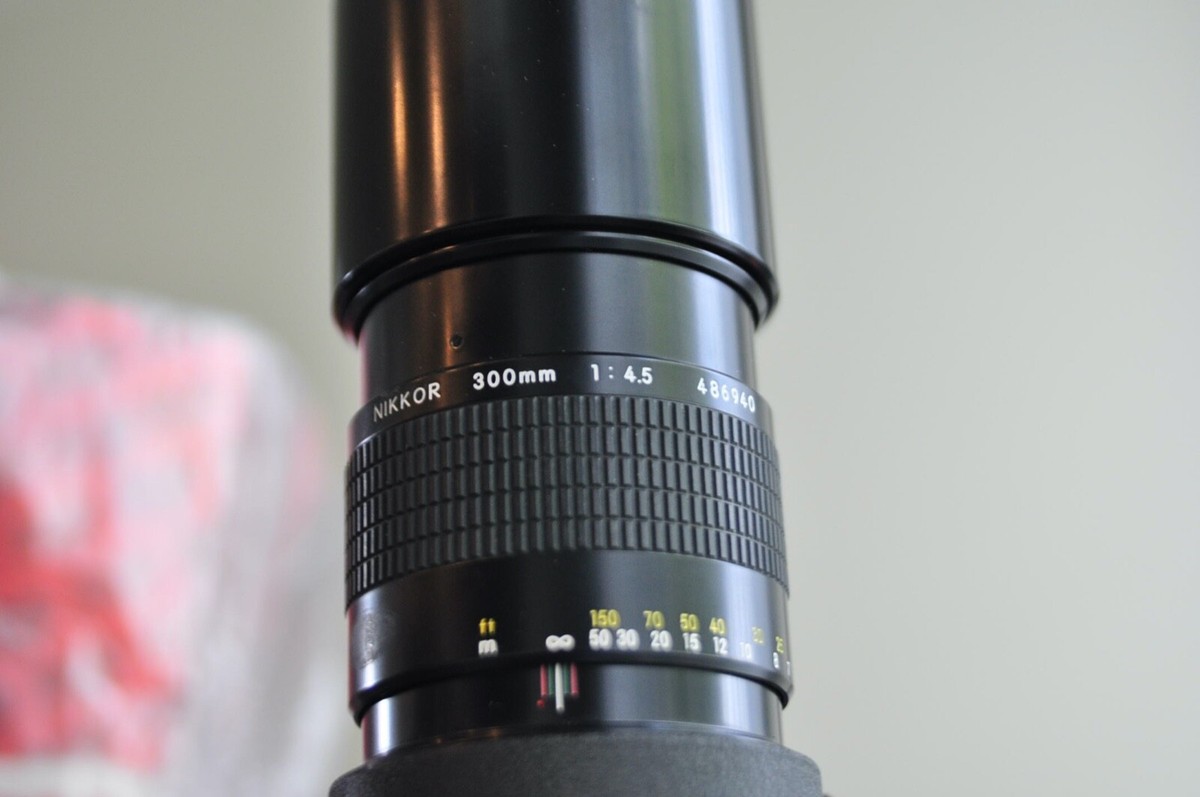 Nikon Nikkor 300mm F4.5 Non Ai lens for Nikon F | eBay