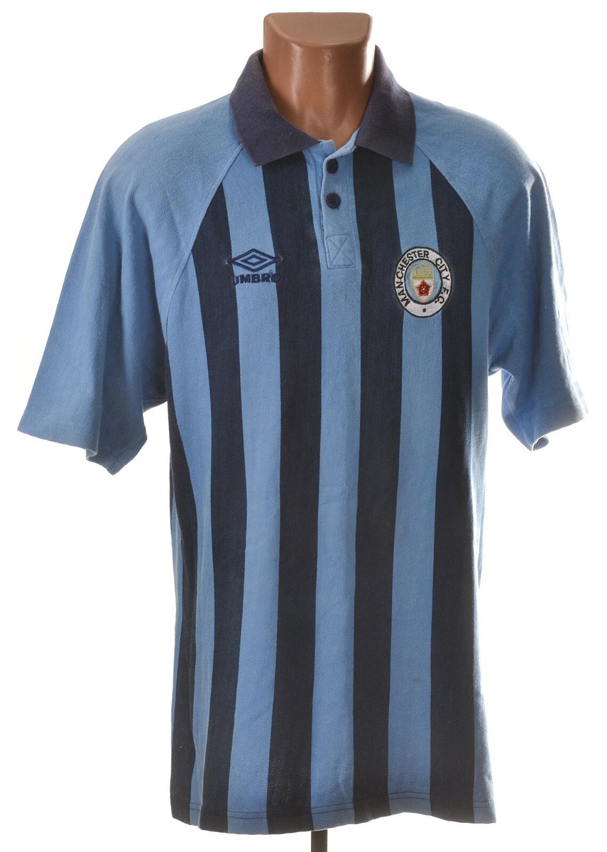 ウェア 94/96 umbro Manchester City jersey kit MANCHESTER CITY 1994/1996 FOOTBALL POLO SHIRT JERSEY UMBRO M