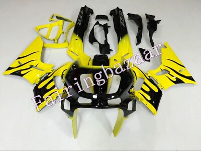 Fit for 1993-2007 ZZR400 Yellow Black ABS Injection Molded Bodywork Fairing Kit