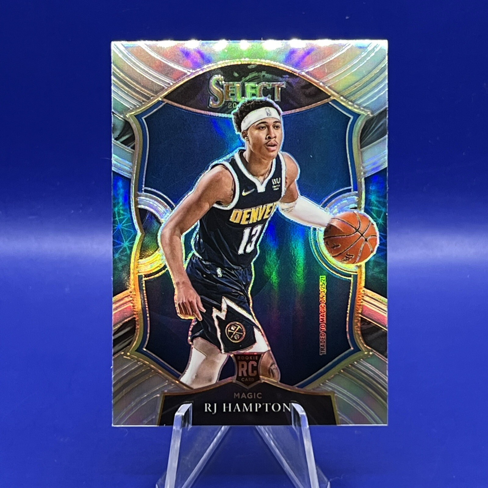 RJ Hampton 2020-21 Select Concourse Rookie Silver Prizm