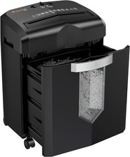 Bonsaii 12-Blatt Partikelschnitt Aktenvernichter läuft 60 Minuten lang P-4