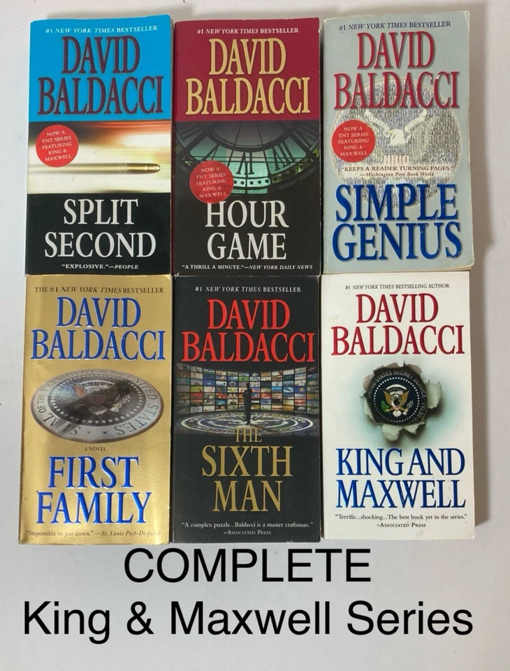 Lot of 30 David Baldacci: 3 COMPLETE Series + 3 Near Complete + 6 Standalone PB - Image 2 of 4