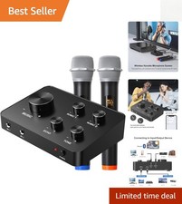 All-in-One Wireless Microphone Karaoke System - Easy Setup for Fun Gatherings