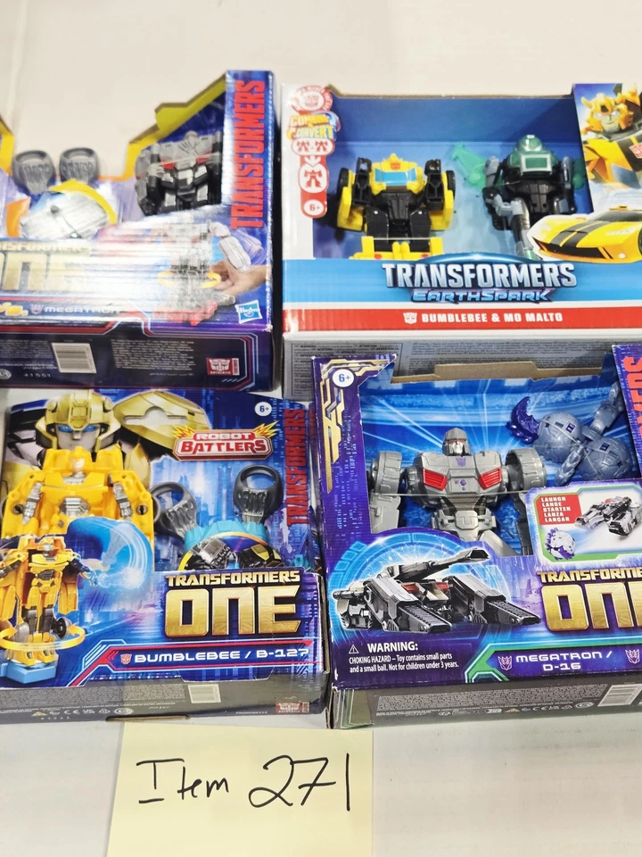 Transformers Action Figure Lot Hasbro One EarthSpark Legacy Studio Series 9 Pc - Image 2 of 4