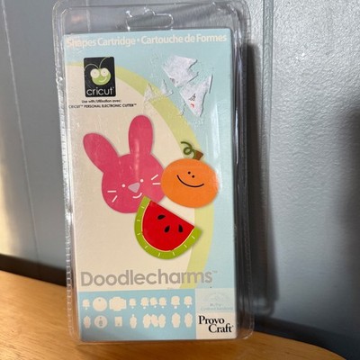 Cricut Doodlecharms Shapes Cartridge for Personal Electronic Cutter Provo Craft