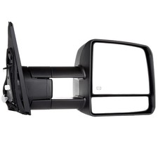 Towing Mirror Passenger Side 07-17 for Toyota Tundra Pwr Adj Heated Turn Sig Bla