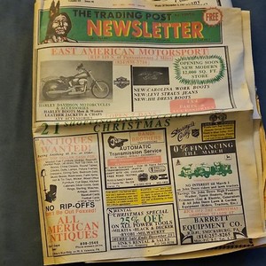 The Trading Post Store Newsletter Week of Dec 3, 1987