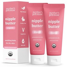 Organic Nipple Butter for Breastfeeding Mothers  Lanolin Free Nipple Cream,