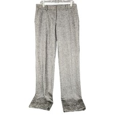 Tommy Hilfiger Gray Wool Blend Herringbone Career Dress Pants Size 10
