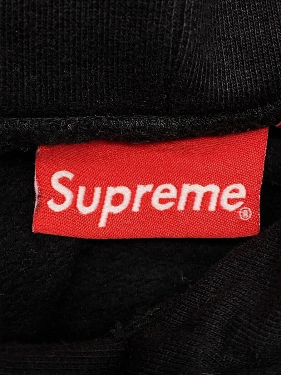 Supreme Felpa con Cappuccio 18AW Love or Hate Felpa con Cappuccio M Cotone Nero Usata