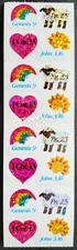 HAMBLY STUDIOS STICKERS RELIGIOUS Ps.23, JOHN 3:16, GENESIS 9, 1 COR.13 VINTAGE.
