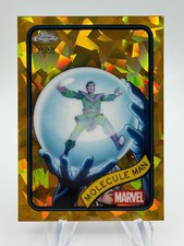 2025 Topps Chrome Sapphire Marvel MOLECULE MAN Gold Refractor /50 #21