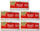 Premier Red Full Flavor 100mm Cigarette Tubes 5 Boxes 200 Box 1000 Filter