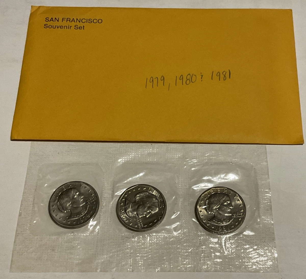 Philadelphia U.S. Mint 1979 Susan B Anthony Dollars (1979-1981