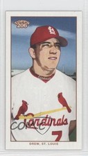 2002 Topps 206 Mini Black Piedmont Back JD Drew (Portrait) #202 0a1