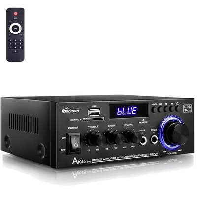 AK45 Pro Amplifier with Bluetooth 5.0, 400W Max Power