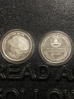 2 Fine Silver .999 1 oz Award Tokens