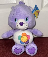 Care Bears 12 Inch Harmony Bear Special Edition Soft 2013 Plush NWT Purple