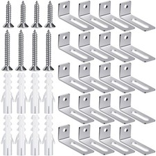 Oudain 20 Set Whiteboard Brackets Whiteboard Installation Hardware Kit Mounti...
