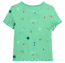 NWT Baby Gap St. Patrick’s Day Pixel Art Green T-Shirt Size 5T
