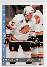 1992-93 O-Pee-Chee #241 Dana Murzyn Vancouver Canucks