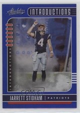 2019 Panini Absolute Introductions Blue Spectrum 24/50 Jarrett Stidham #10 s5j