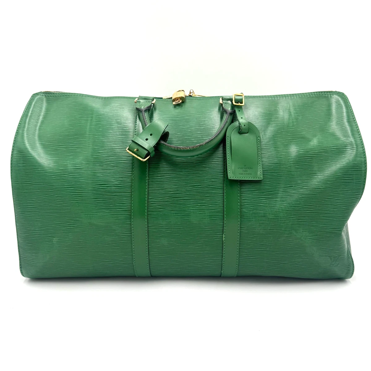 VUITTON グリーンバック LOUIS VUITTON Green Epi Leather Noe GM Drawstring Bucket Shoulder