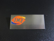 DAIRY QUEEN ** SILVER * Employee Uniform Name Badge * safety pin on back!