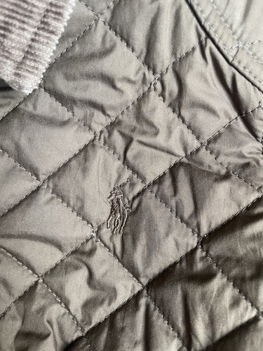 RALPH LAUREN BROWN QUILTED GIRLS JACKET, CORD COLLAR, BELT AGE 7 YRS RETAIL £139 - Picture 19 of 19